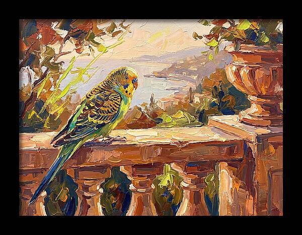 Mediterranean Parakeet Serenity