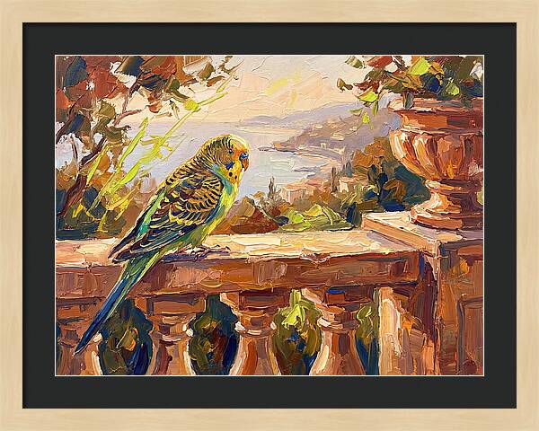 Mediterranean Parakeet Serenity