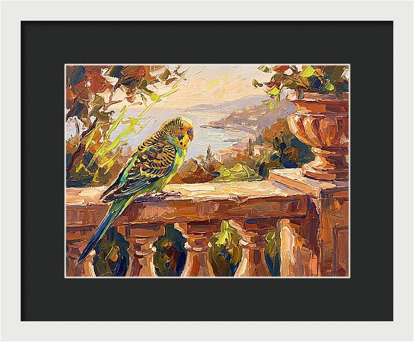 Mediterranean Parakeet Serenity