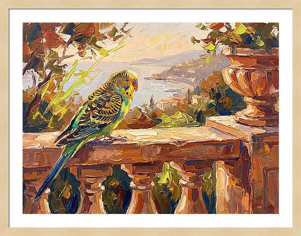 Mediterranean Parakeet Serenity