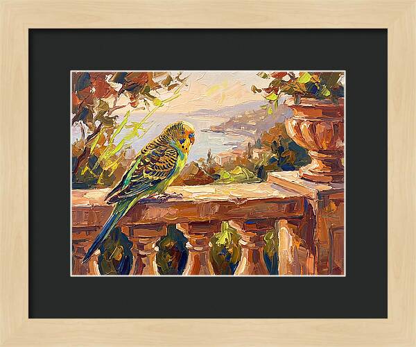 Mediterranean Parakeet Serenity