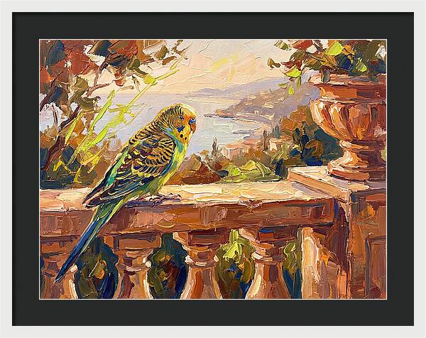 Mediterranean Parakeet Serenity