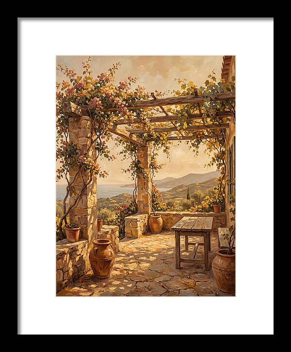Mediterranean Pergola Retreat