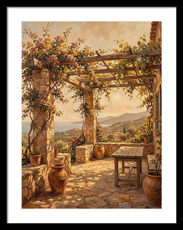 Mediterranean Pergola Retreat