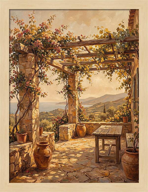 Mediterranean Pergola Retreat