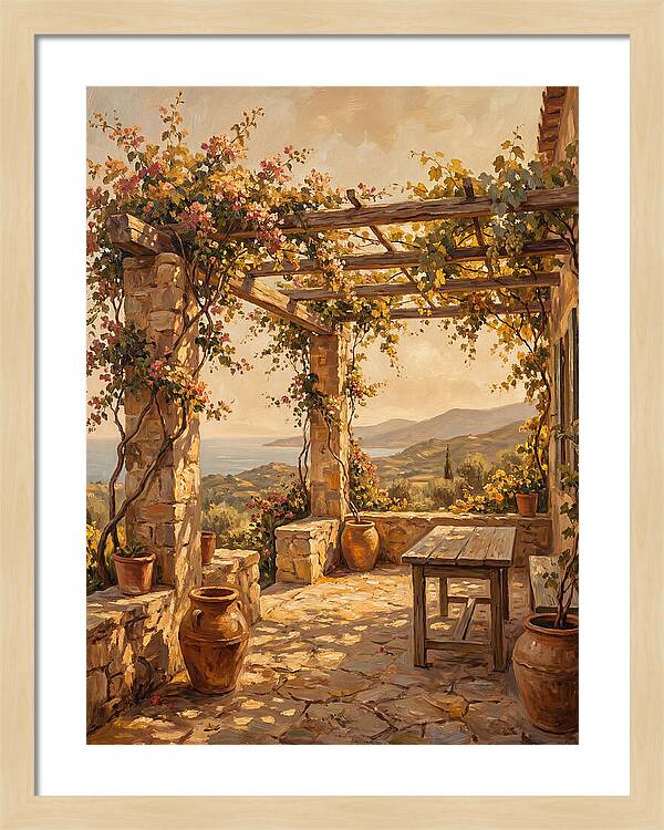 Mediterranean Pergola Retreat