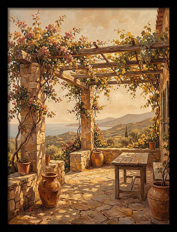 Mediterranean Pergola Retreat