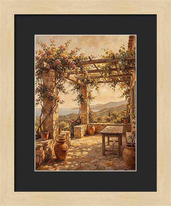 Mediterranean Pergola Retreat