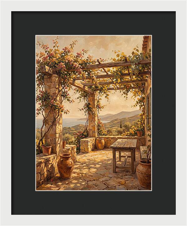 Mediterranean Pergola Retreat