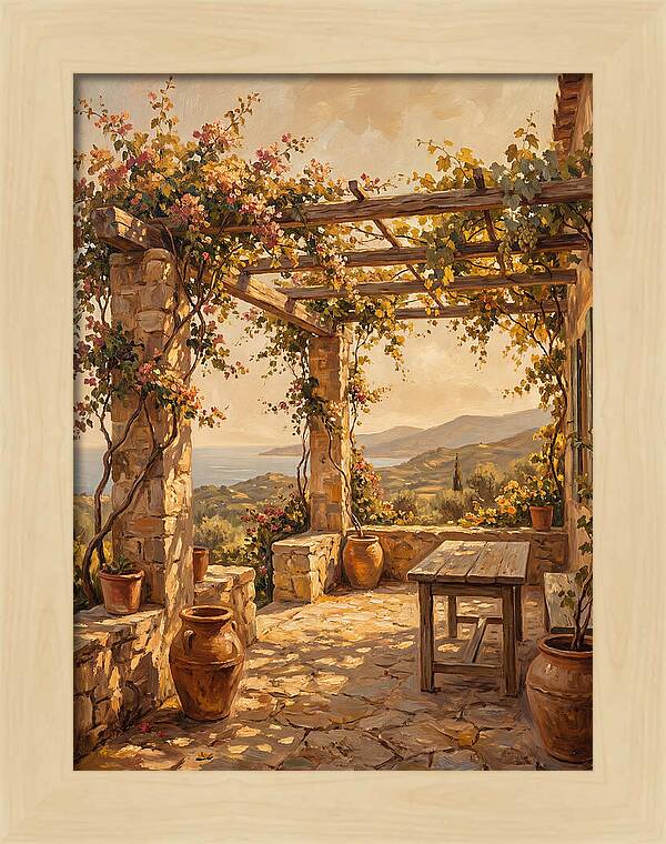 Mediterranean Pergola Retreat