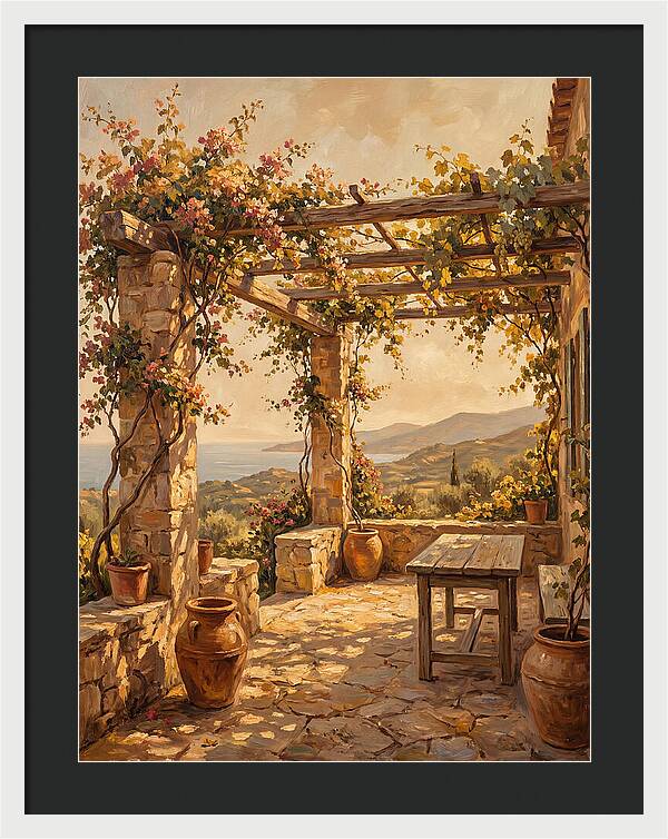 Mediterranean Pergola Retreat