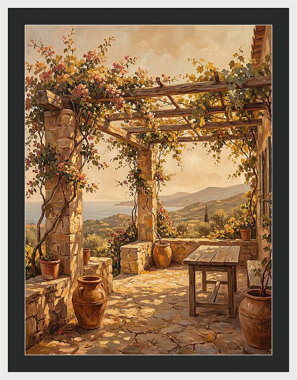 Mediterranean Pergola Retreat