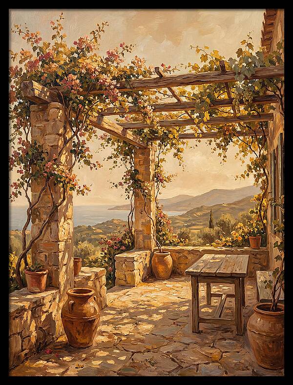 Mediterranean Pergola Retreat