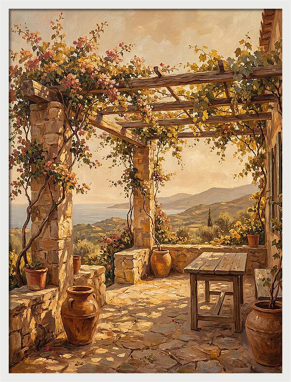 Mediterranean Pergola Retreat