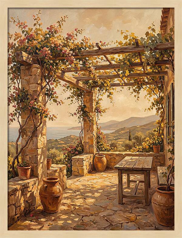 Mediterranean Pergola Retreat