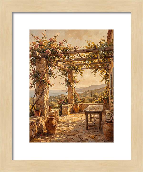 Mediterranean Pergola Retreat