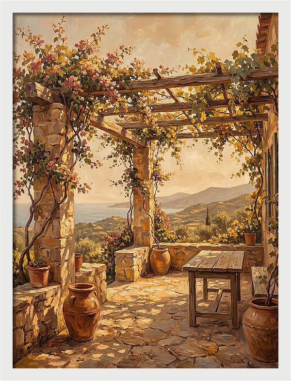 Mediterranean Pergola Retreat