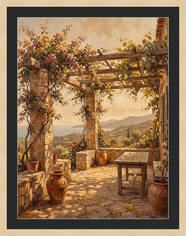 Mediterranean Pergola Retreat