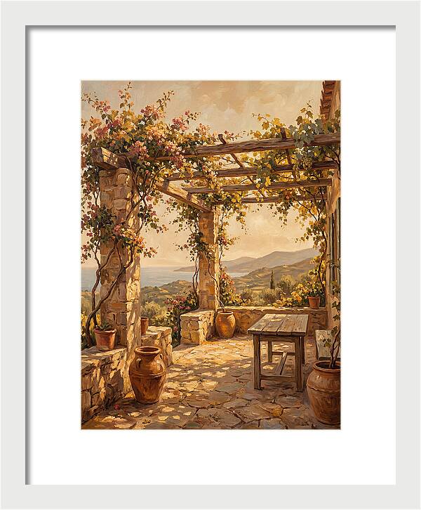Mediterranean Pergola Retreat