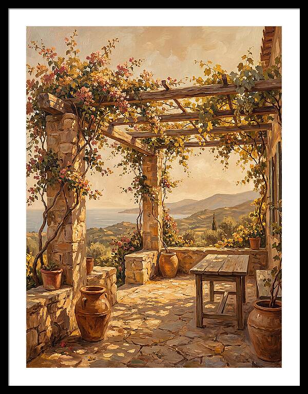 Mediterranean Pergola Retreat