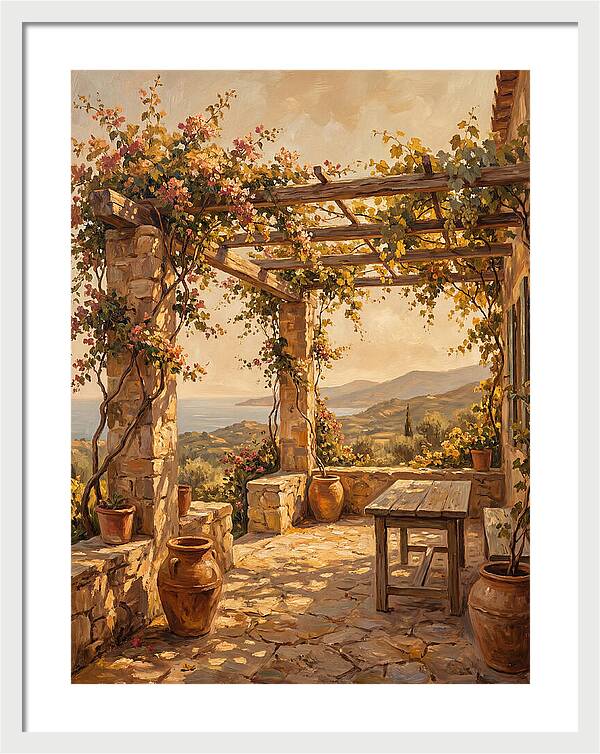 Mediterranean Pergola Retreat