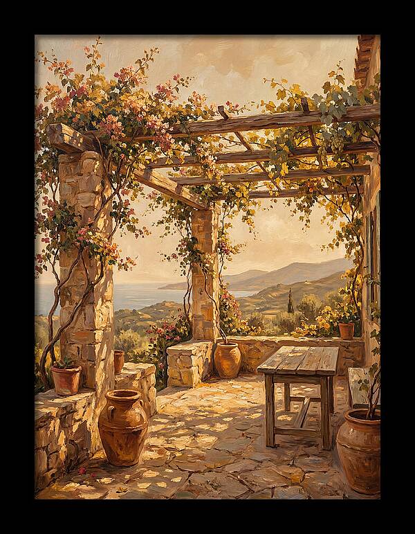 Mediterranean Pergola Retreat