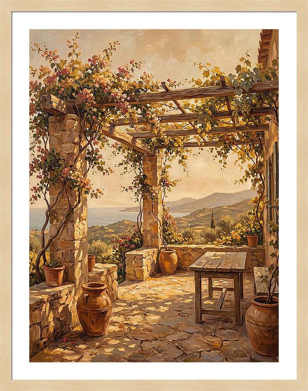 Mediterranean Pergola Retreat