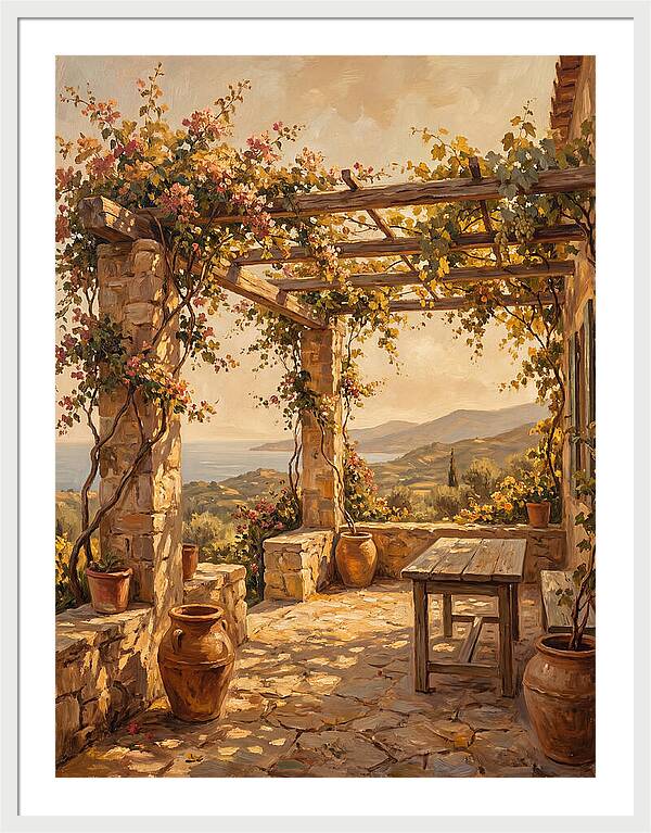 Mediterranean Pergola Retreat