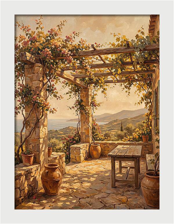Mediterranean Pergola Retreat