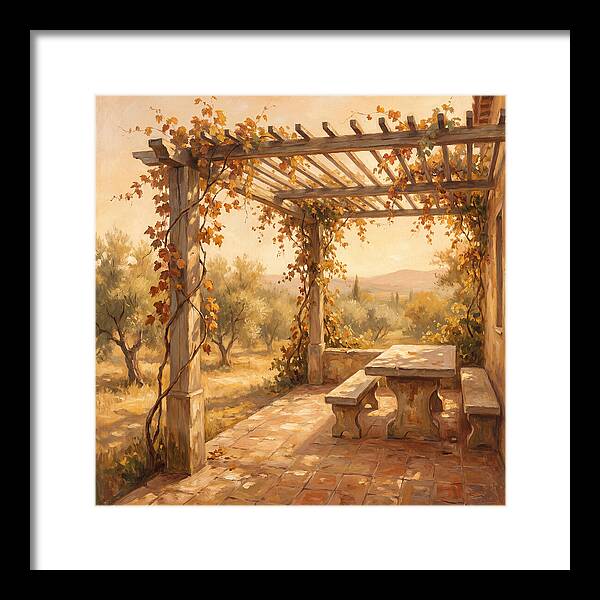 Mediterranean Pergola Serenity