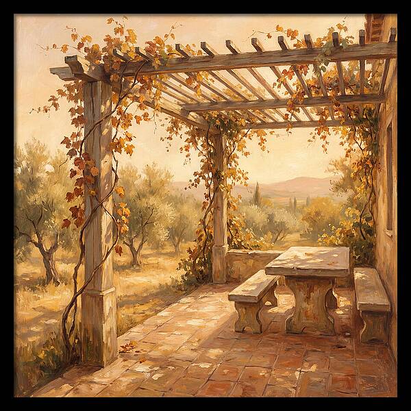 Mediterranean Pergola Serenity