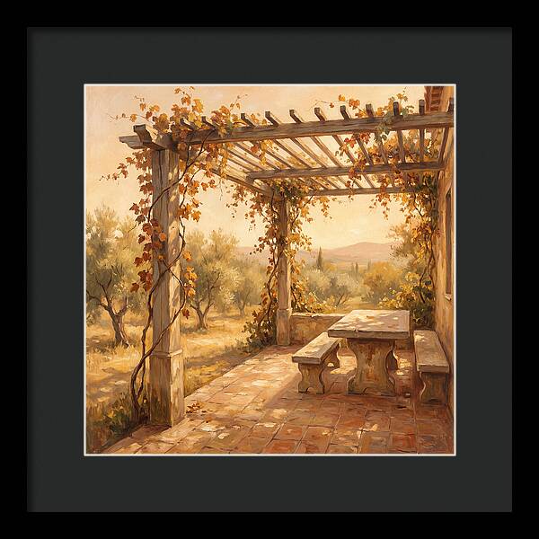 Mediterranean Pergola Serenity