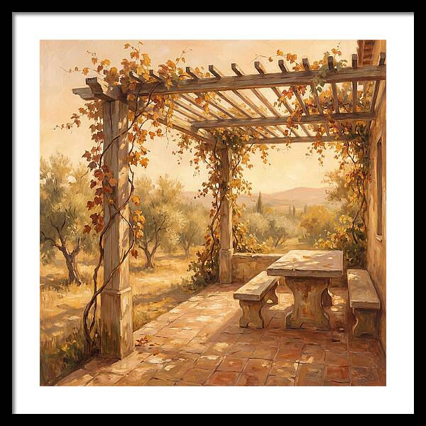 Mediterranean Pergola Serenity