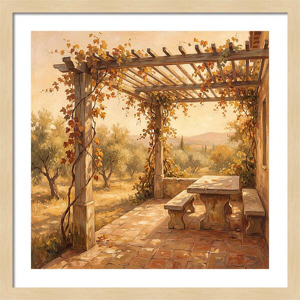 Mediterranean Pergola Serenity