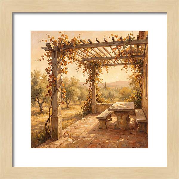 Mediterranean Pergola Serenity