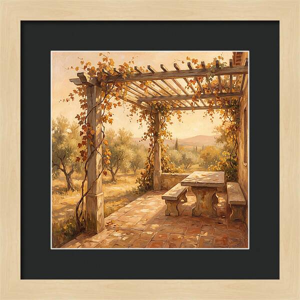 Mediterranean Pergola Serenity