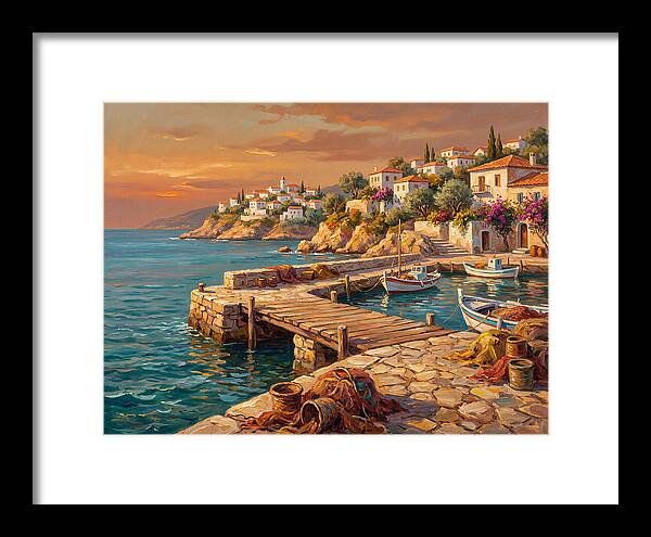 Mediterranean Pier Serenity