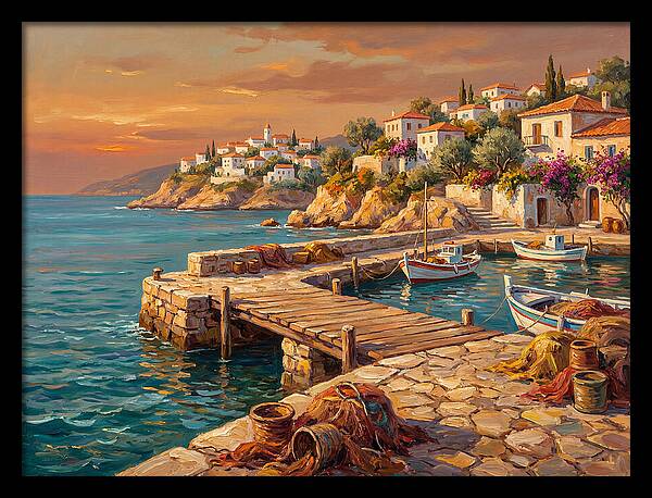 Mediterranean Pier Serenity