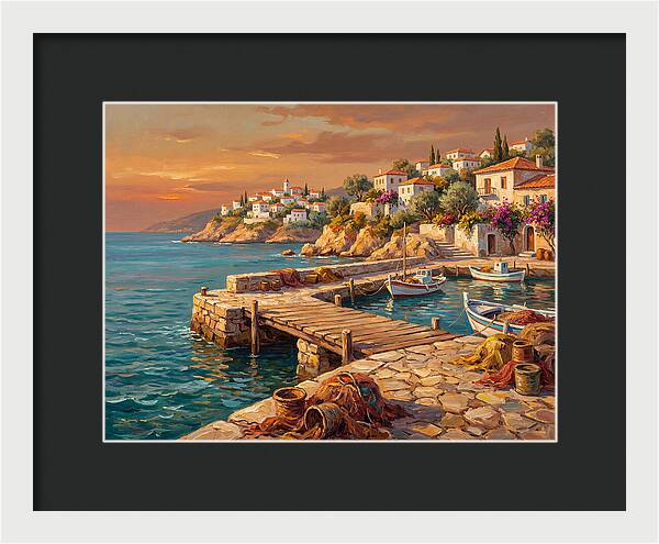 Mediterranean Pier Serenity