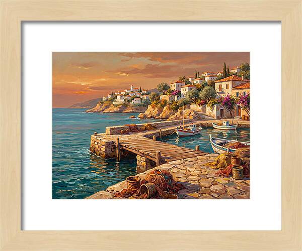 Mediterranean Pier Serenity