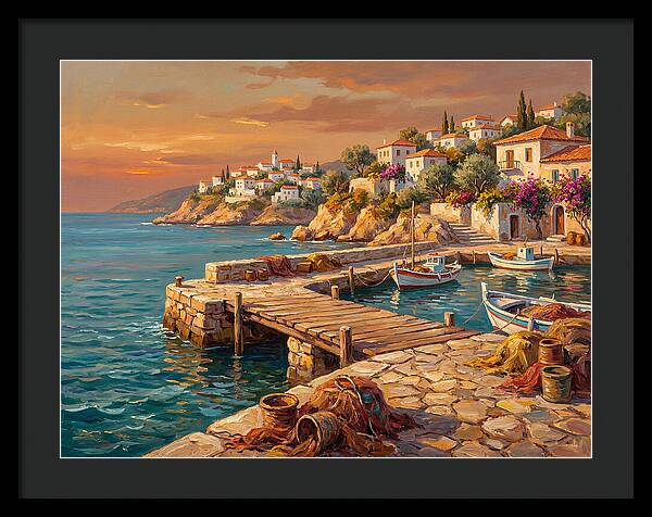 Mediterranean Pier Serenity