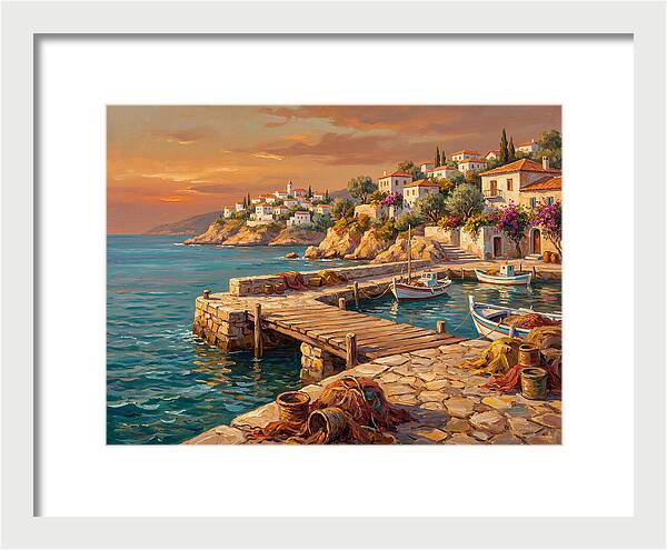 Mediterranean Pier Serenity
