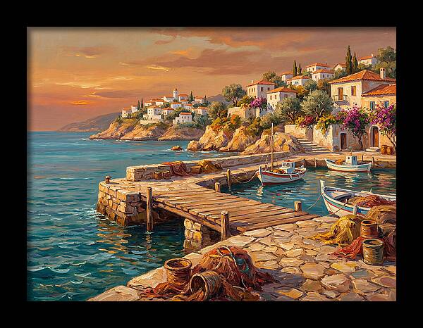 Mediterranean Pier Serenity
