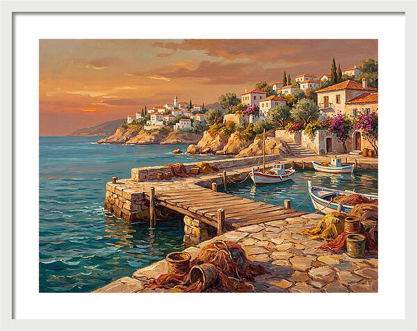 Mediterranean Pier Serenity