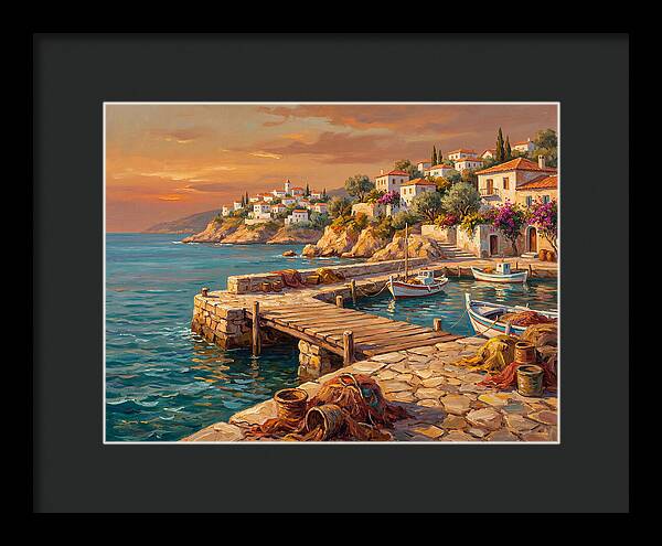 Mediterranean Pier Serenity