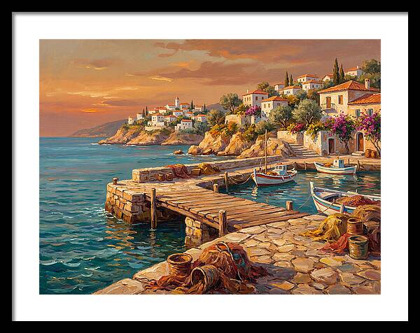 Mediterranean Pier Serenity