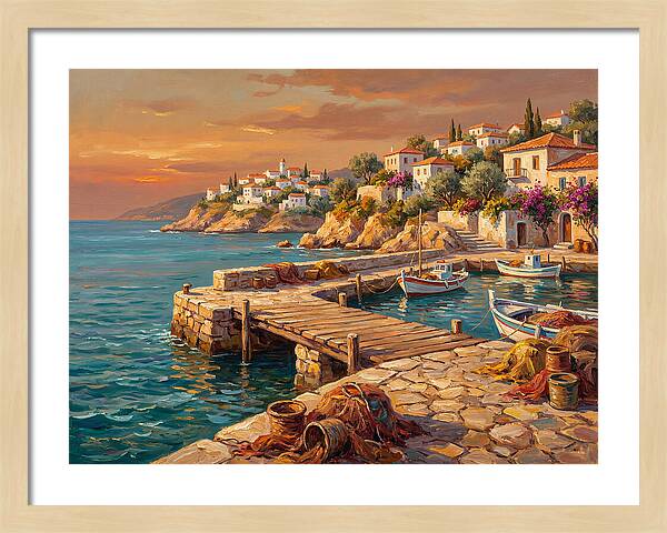 Mediterranean Pier Serenity