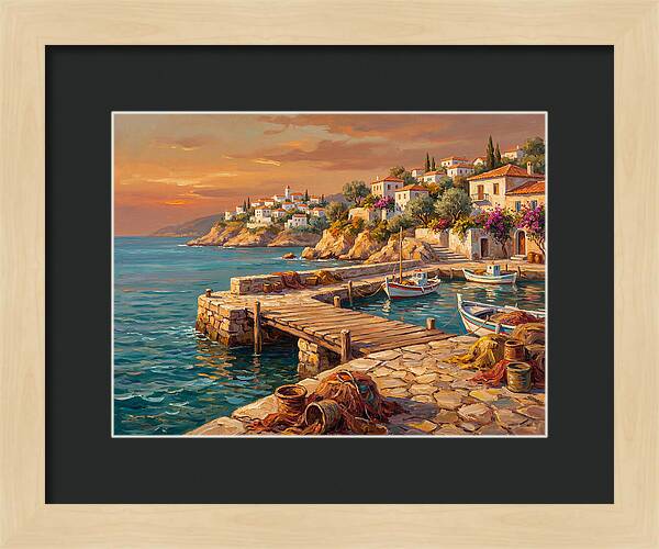 Mediterranean Pier Serenity