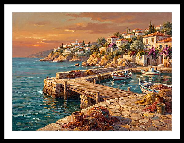 Mediterranean Pier Serenity