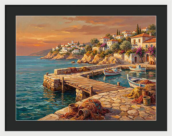 Mediterranean Pier Serenity